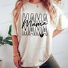 Футболки 'Мамин День Мама' Сложенные 'Мама' для Женщин Топы 'Мамина Жизнь' Футболка с Коротким Рукавом С Круглым Вырезом Подарок Маме Летние Топы Одежда