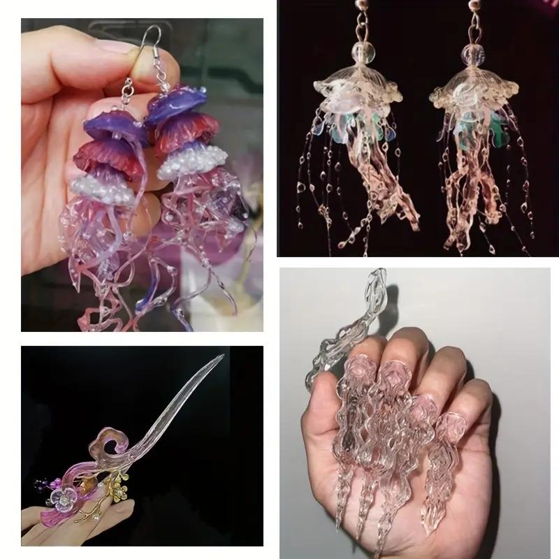 3D Resin UV Clay 100g Non-toxic for DIY Material Sculpting Handcraft, for Silicone Molds Clear, Suitable for All Ages.