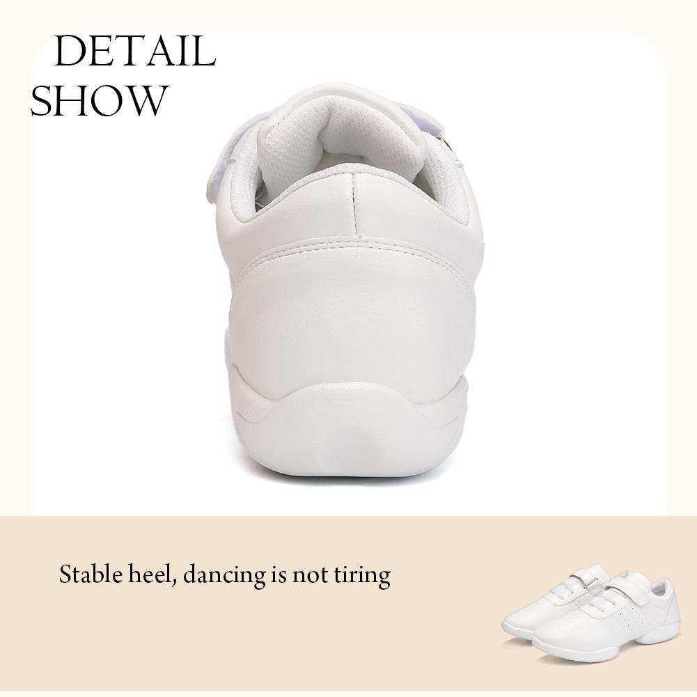 Женская обувь для черлидинга, дышащая танцевальная обувь для девочек, легкая обувь для черлидинга, белая тренировочная обувь для фитнеса, гимнастики и йоги