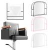 1Pcs Salon Chair Cover Pvc Clear Hairdressing Chair Covers Protectors Universal Waterproof Barber Chair Back Covers Round/Square