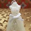 White Romantic Elegant Boxed Bridal Bride Gown Dress Design Candle Wedding Party Home Decor
