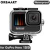 Водонепроницаемый чехол для GoPro Hero 12 11 10 9 Черный защитный чехол для подводного погружения для Go Pro 12 10 9 Аксессуары