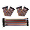 Набор Dupont проводов 120 шт., разноцветный: 40-контактные соединительные провода (мама-мама, папа-папа, папа-мама) для макетной платы, для проектов Arduino