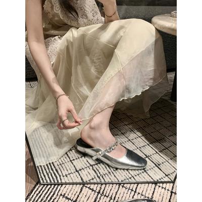 Кожаные туфли на скрытой платформе 4 см, сумка, голова, полупрозрачные туфли Мэри Джейн со стразами, крутые шлепанцы, женская летняя уличная обувь