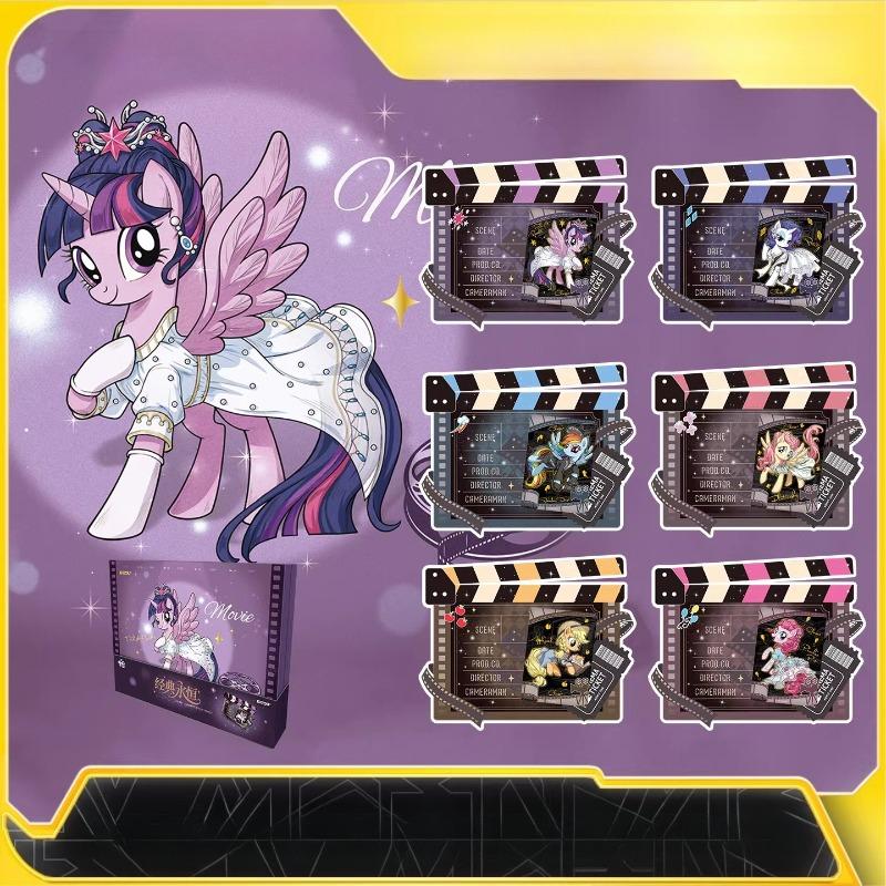 Оригинальный картонный блок My Little Pony Мультяшная Твайлайт Спаркл Коллекционная карточка Аниме-мерч Праздничный подарок Модная игрушка
