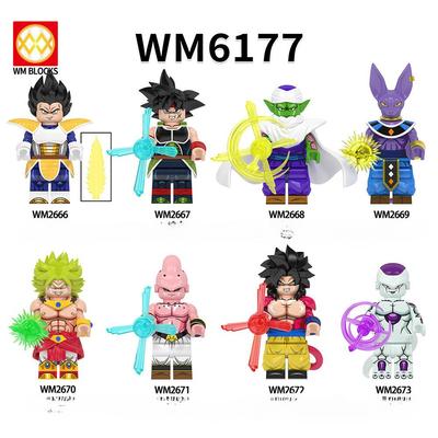 WM6177 японские приключенческие телешоу, мини-строительные блоки, кирпичи с шариками, экшн-фигурки, развивающие игрушки для детей, подарки