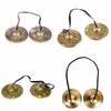 Латунные тибетские тинша Handcrafted Brass Chime Bells 2024 Tingsha Cymbal Bell Буддийские