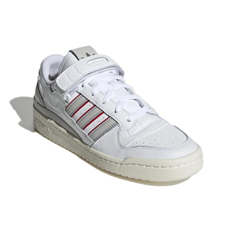 Adidas Кроссовки Forum Low 'Белый Серый Красный' H03424