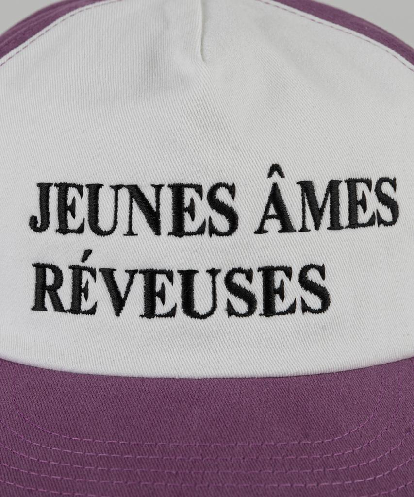 Кепка Wig Jeunes Ames, 5-панельная, двухцветная, стираная - Фиолетовая