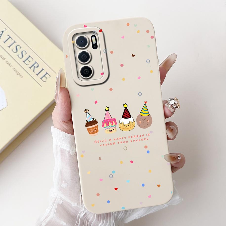For OPPO A16 Case A16S A54S Soft Silicone Phone Case For Oppo A16 CPH2269 Cartoon Fundas For OPPOA16s CPH2271 Cover A 54s Bumper