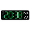 Large Font Alarm Clock Display Time Week Date And Temperature On Same Screen Creative Weather Clock