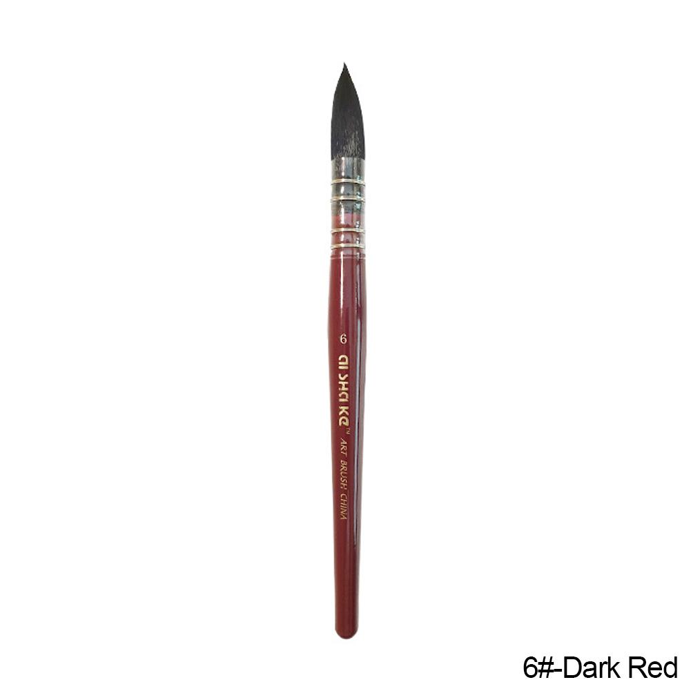 Универсальный набор из 8 художественных кистей с длинными ручками для акварели, гуаши и масляной живописи