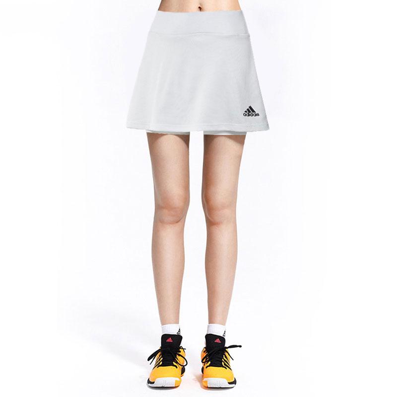 adidas Оригинальные сплошные поддельные двухкомпонентные шорты с логотипом, удобные, дышащие, приятные для кожи, повседневные женские шорты белого цвета FR4327