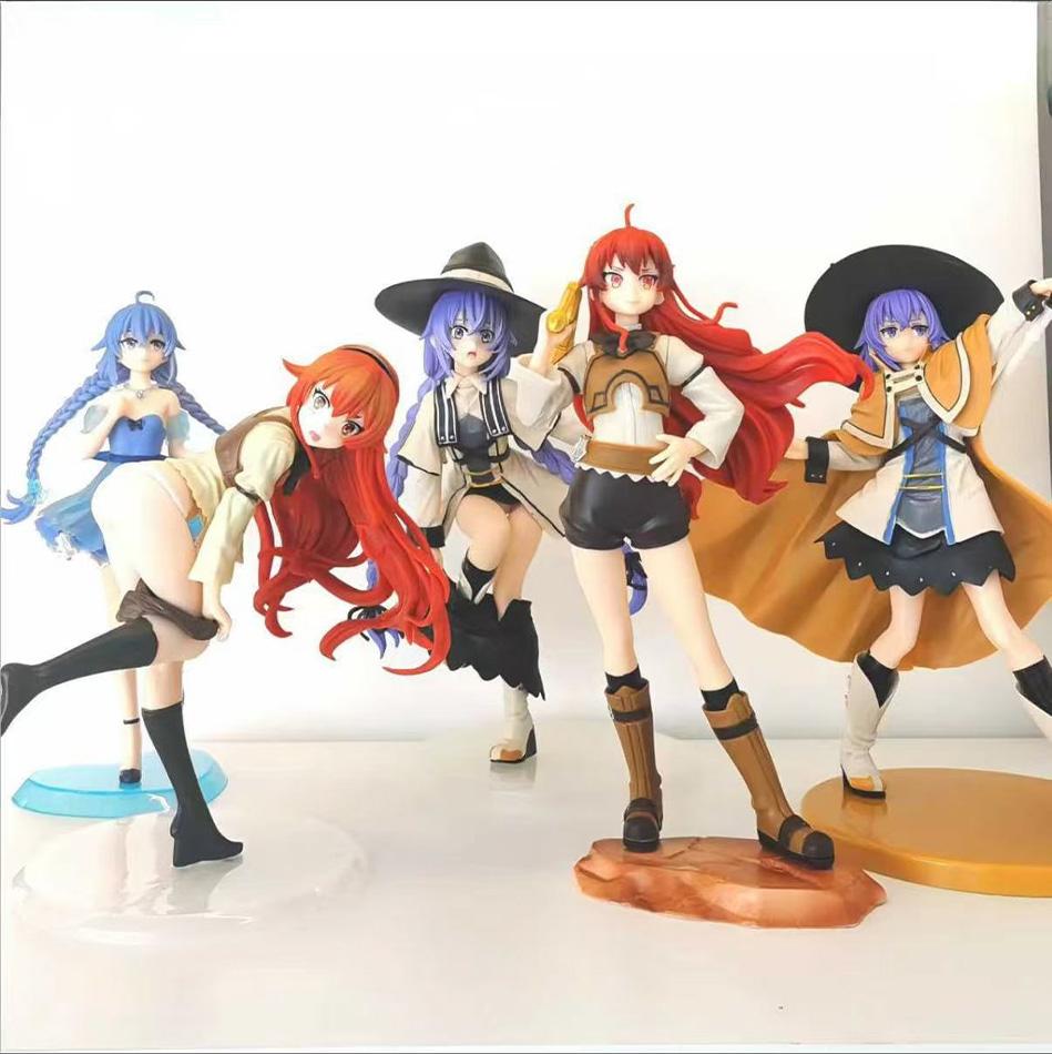 Mushoku Tensei Figure Set 5PCS Roxy Migurdia Eris Boreas Greyrat Sylphiette PVC Collectible Model Toy Gift