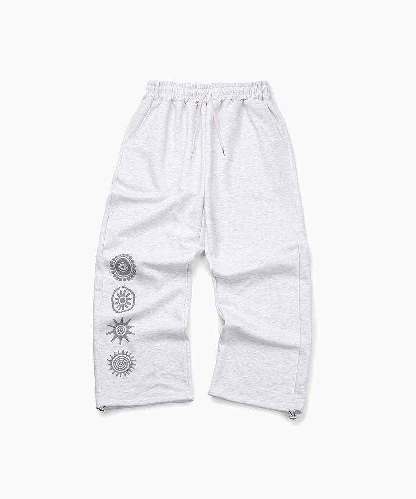 FREEMARIO Adoment Sweatpants [Melange Grey]