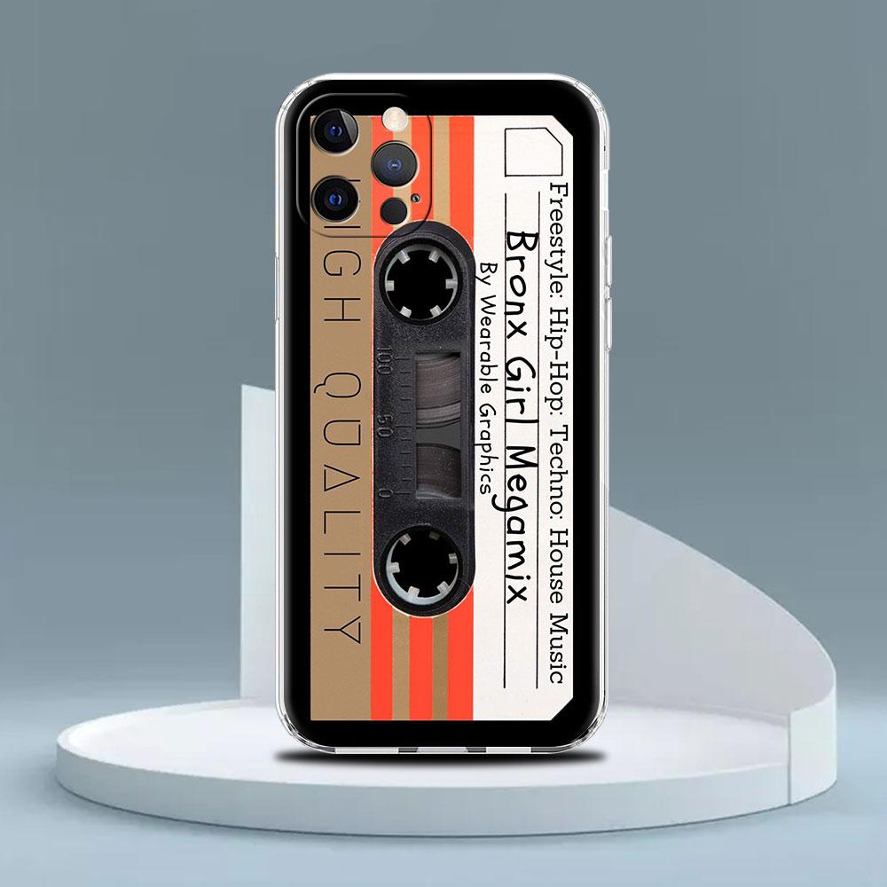 Vintage Camera Cassette Clear Case For Apple iPhone 13 11 14 12 Pro 7 8 Plus XR X XS Max 6 6S 13Pro Silicone Phone Cover