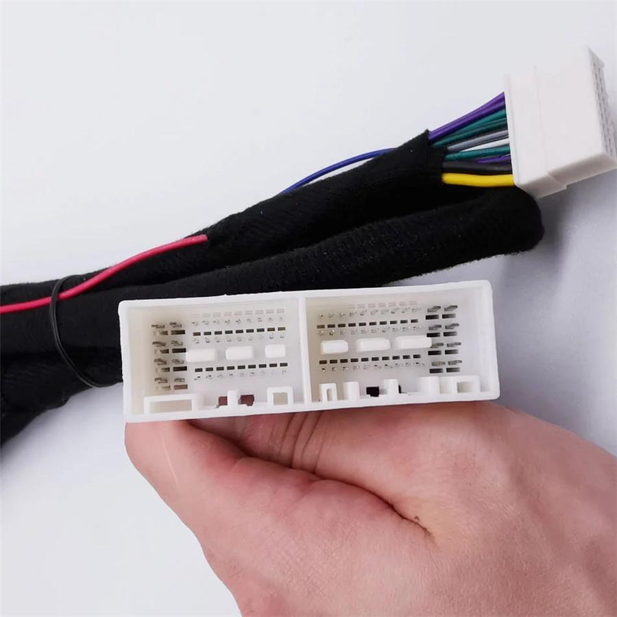 4Ch In/6Ch Out Car Digital Dsp Amplifier High Resolution O Play Dsp Processor Amplifier Bluetooth 5.0 With Wiring Harness For Kia Hyundai 2016-20