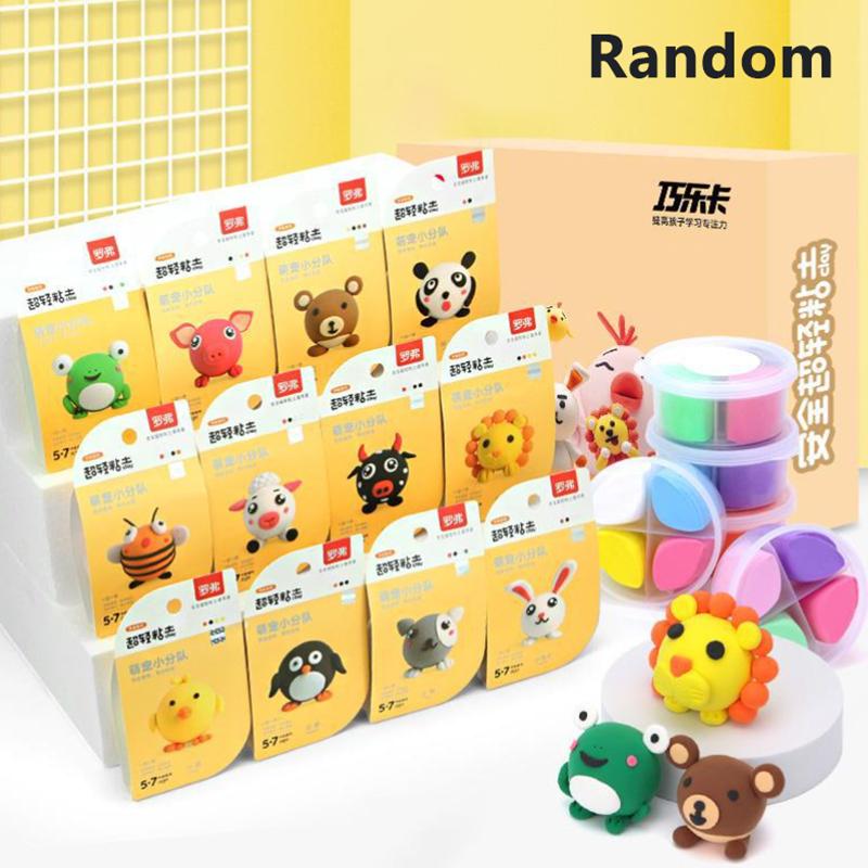 Набор для лепки из воздушной глины для детей, подарочные наборы для лепки из креативной глины с инструментами, суперлегкие подарочные наборы для игрушек из мягкой глины своими руками