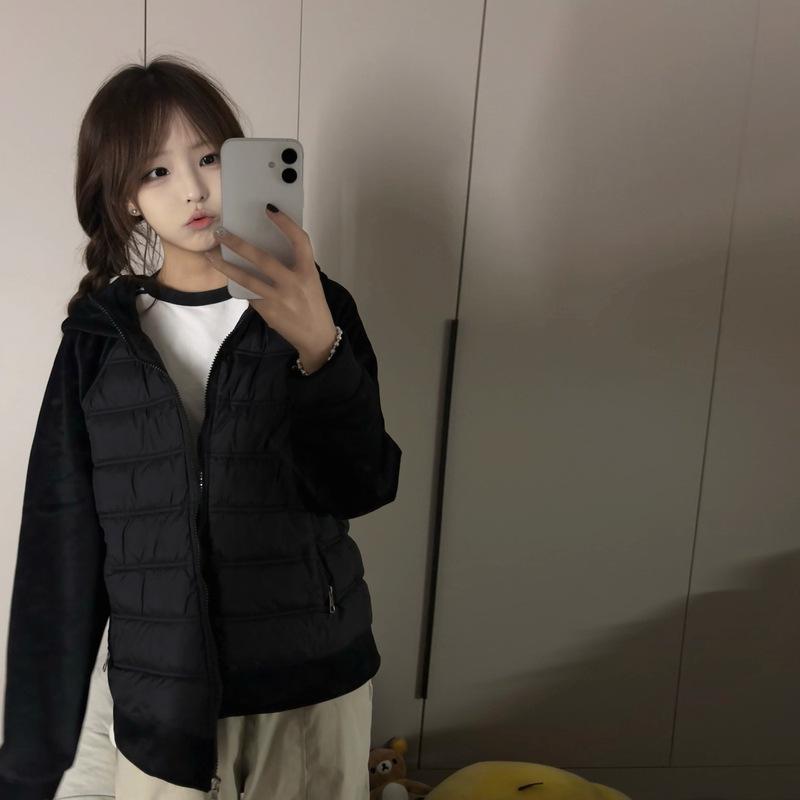 Light and thin ribs cotton-padded clothes, women's short short small cotton-padded clothes, new thin cotton-padded jackets, and thickened winter