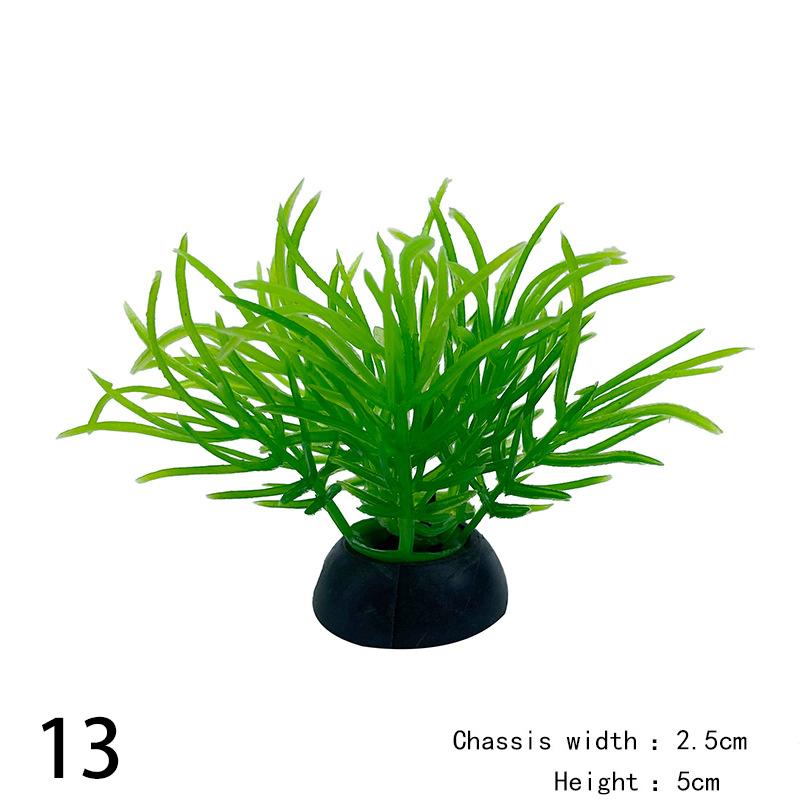 Artificial Plants Fish Tank Decoration Aquarium Decorative Ornaments Simulation Water Weeds Leaves Grass Plant Accessories