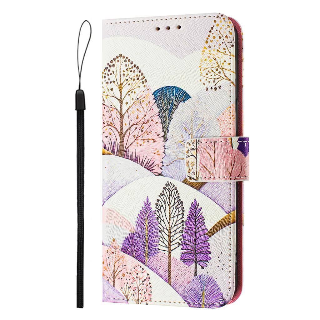 Landscape Luxury Painted Leather Case Wallet Book Style Cover for Nokia C12,C32,C02,C22,G22,G11 4G,G21 4G,G42,G10,G20,C10,C20,HMD Pulse...