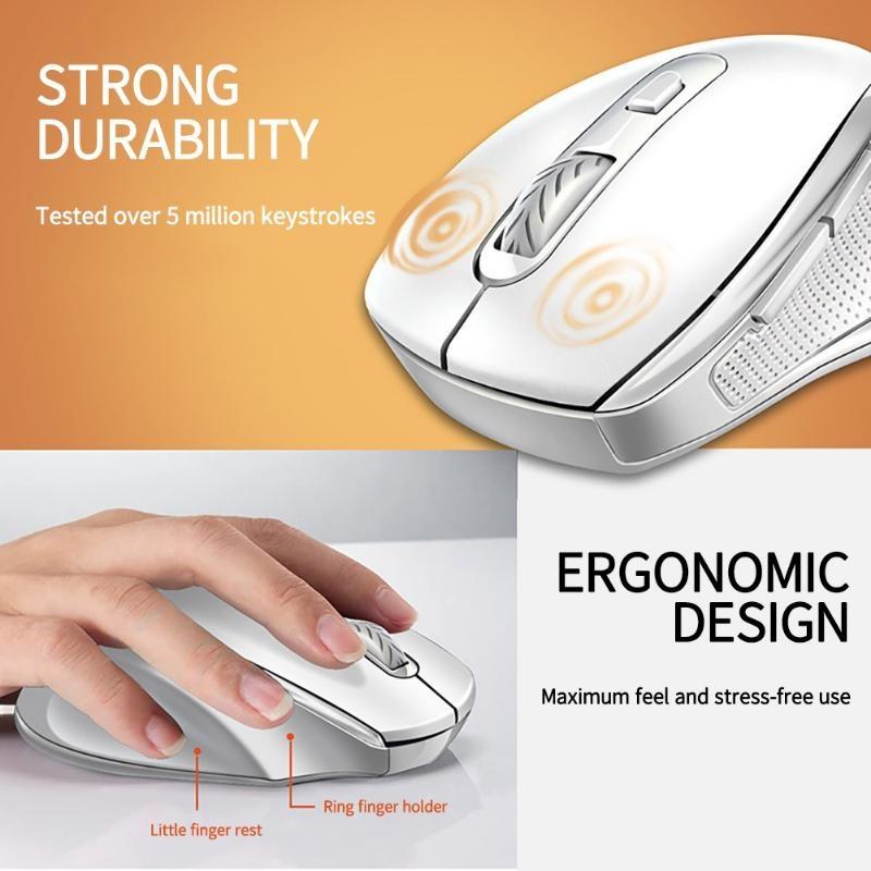 1 шт., 2,4 ГГц, беспроводная батарея, мышь, портативная эргономичная компьютерная бесшумная мышь, аксессуары для настольных ноутбуков