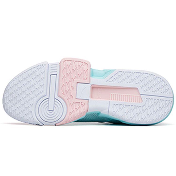 Anta Легкие кроссовки Crazy 1 TD с нескользящей подошвой, износостойкие, низкие, мужские, синие, розовые 112221618-3