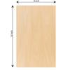 5pcs Rectangle Solid Wood Piece Unfinished Blank Handmade Material DIY Craft Wood Sheet  Home Decor