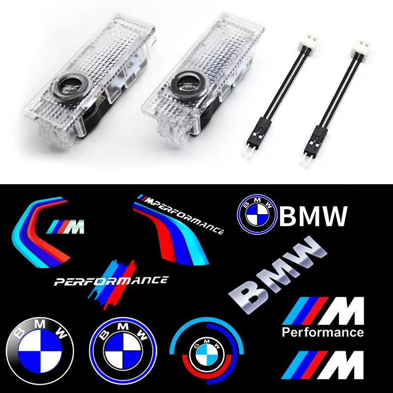 Светодиодные лампы-эмблемы, подсветка дверей автомобиля, проекторы для BMW F02 F10 F15 F30 F32 F80 F82 G20 G26 G30 G08 X3 X4 M4 M5, Автоаксессуары