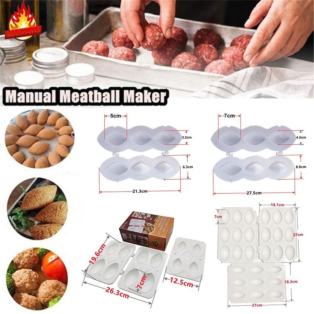 Press Type Kitchen Tools Minced Meat Processor Kibbeh Moulds Kibbeh Express Meatball Maker Mold