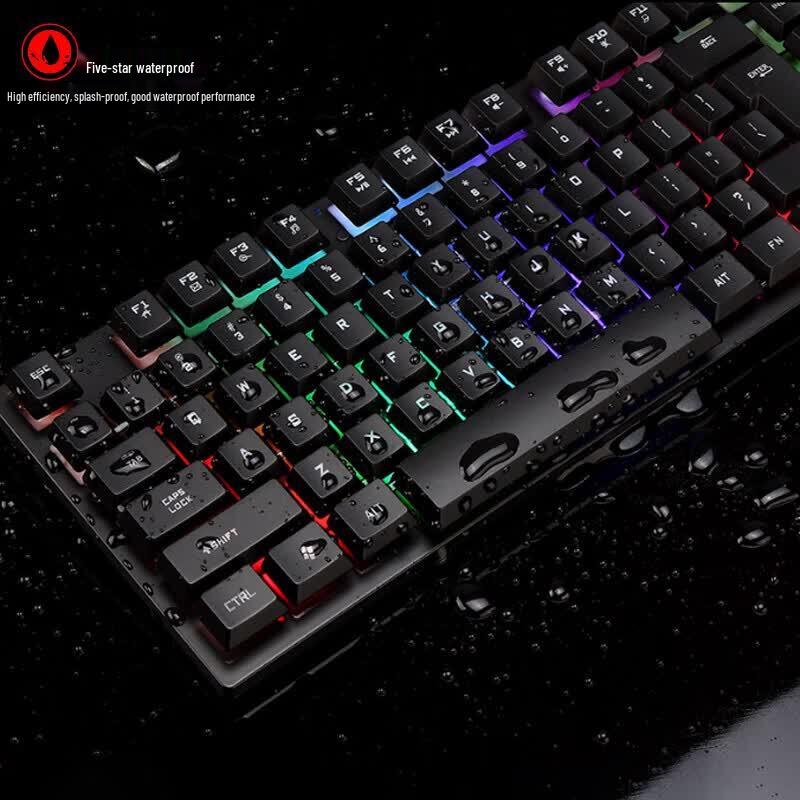 SooPii BK16 Игровая проводная клавиатура с радужной подсветкой