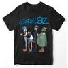 Графическая унисекс футболка Gorillaz Летняя дышащая удобная Мода для мужчин и женщин Y2k Футболка с коротким рукавом
