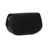 Michael Kors MK Mila Solid Color Metal Logo Lock Strap Leather Crossbody Shoulder Bag Medium Women bags Black 30S3GIMM8L-001
