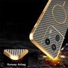 For Motorola Edge 50 Ultra 5G Phone Case Carbon Fiber Textured Electroplated TPU Back Cover