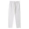 Men's Cotton Linen Pants Male Autumn Breathable Solid Color Linen Trousers Fitness Streetwear Back With Pocket