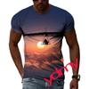 Tide Fashion Summer Parachute Picture Мужская футболка Повседневные футболки с принтом в стиле хип-хоп с круглым вырезом и короткими рукавами