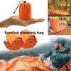 Emergency Sleeping Bag for Outdoor Living, Thermal Insulation, Waterproof Polyester Film, Emergency Camping, Camping and Rescue Equipment