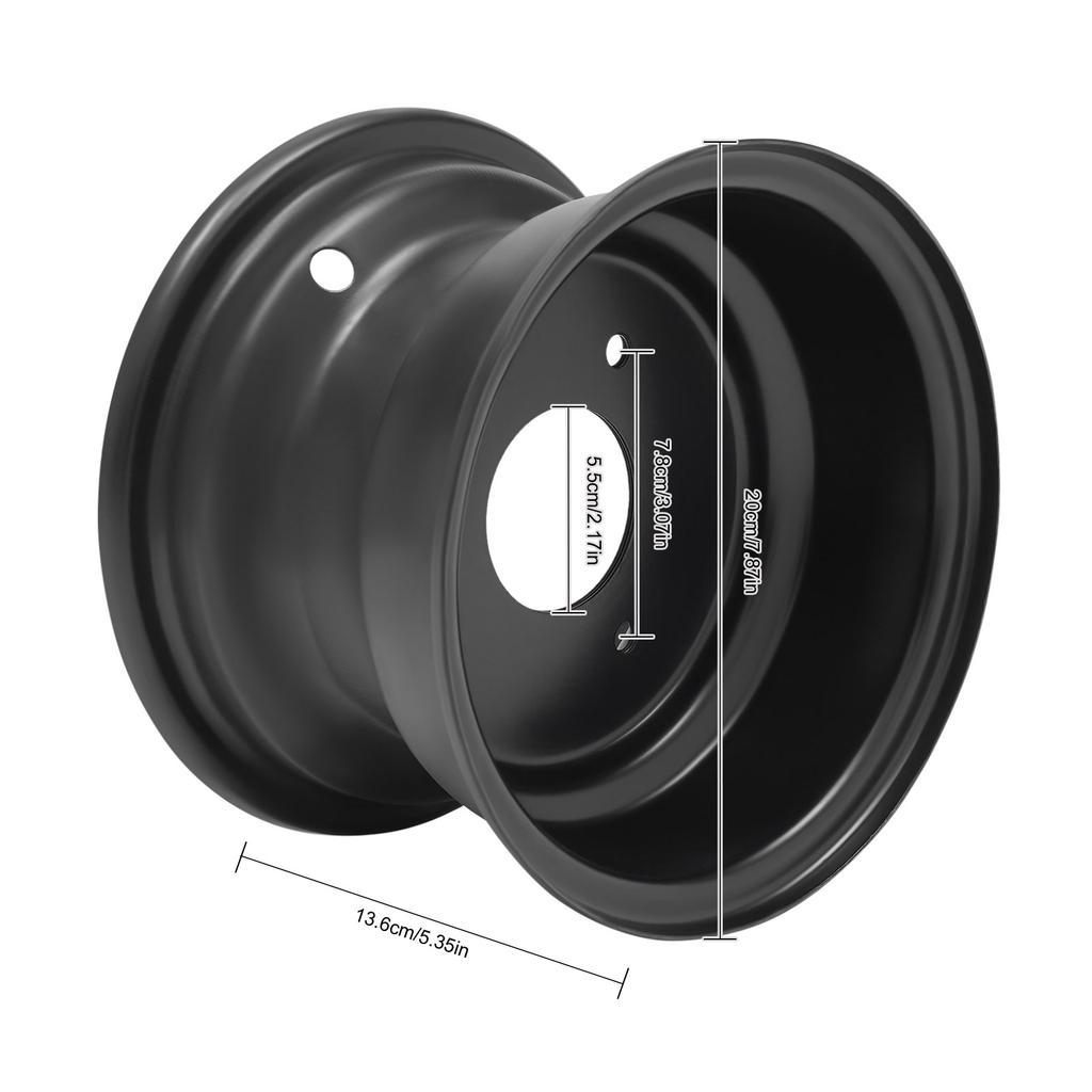 7-дюймовый колесный диск для шины 16x8-7, 3 крепежных отверстия, 78 мм, квадроцикл, картинг, 125 куб. см, Taotao Coolster