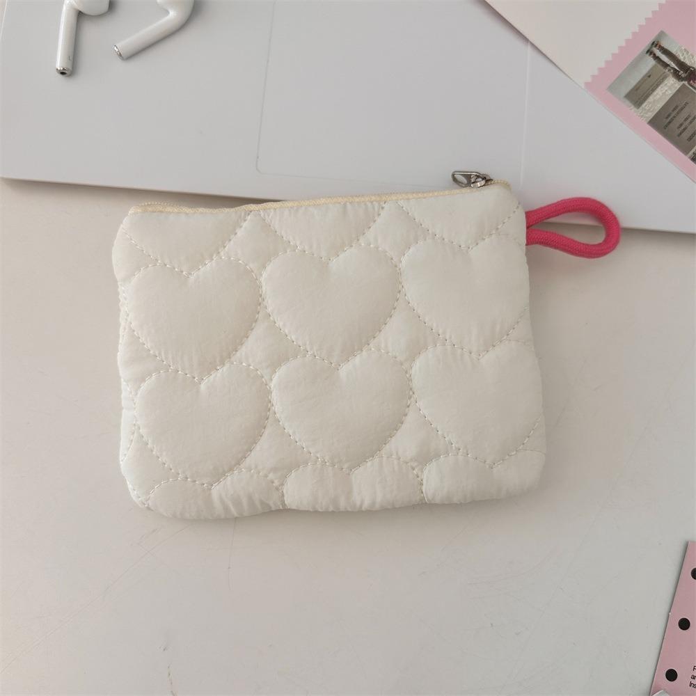 Candy Color Mini Clutch Bags Quilted Female Handbags Portable Storage Bag