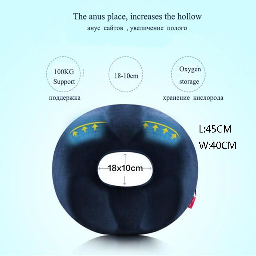 Upgrade Fifth-generation Rebound Memory Foam Seat Cushion For Any Seat, Premium Orthopedic Coccyx Cushion - Helps Relieve Lower Back