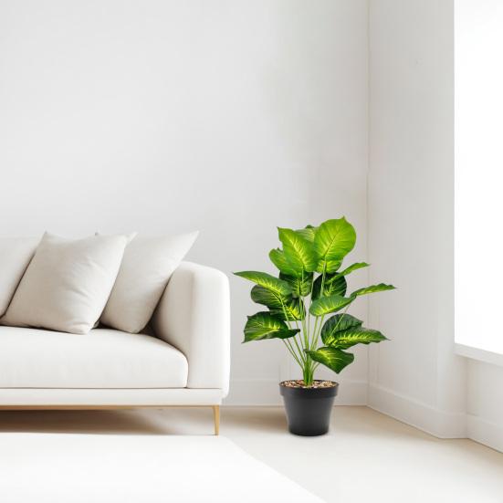 Искусственное зеленое растение в горшке Искусственная зелень Растение для помещений Напольное поддельное растение в горшке