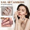 DIY Nail Art Markers for Gel Nails Waterproof Acrylic Nail Paint Pens New Nail Art Graffiti Pen