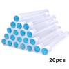 20pcs Empty Eyelash Brushes Tubes Reusable Eyelash Mascara Wand Container Sparkling  Lash Spoolies Combs Dust-proof Flask Case