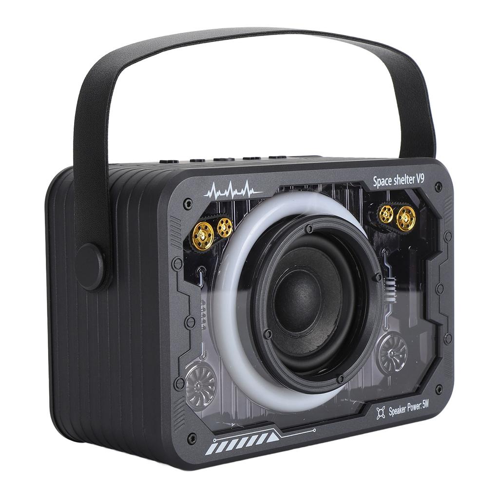 Детский караоке-аппарат All In One беспроводной мини портативный Bluetooth-динамик с микрофоном черный