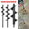 Flower Planter Digge Fence Borer Auger Spiral Hole Drill Bit Garden Planting Small Earth Planter
