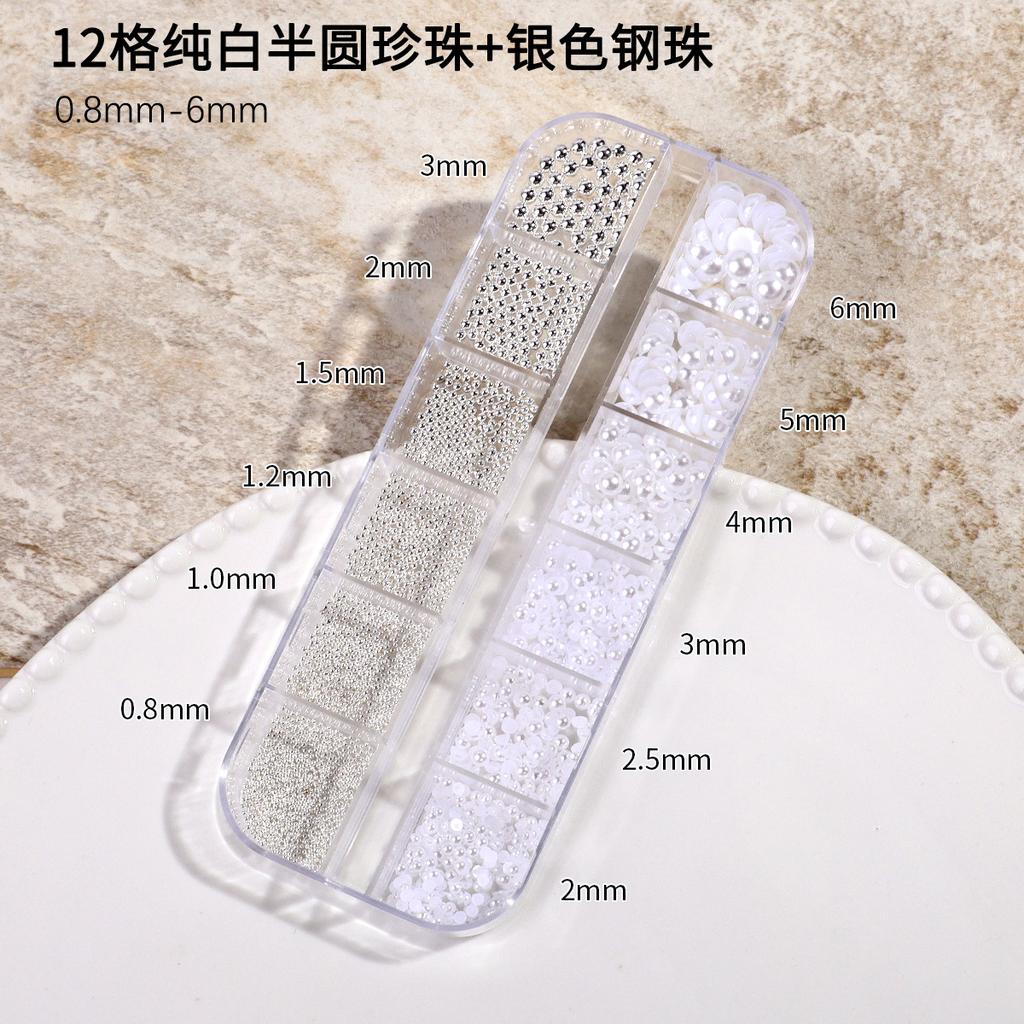 Японский маникюр с плоским дном, Чисто-бежевый жемчужный, Полукруглый, Полнокруглый хайлайт, Не отслаивается, Не выцветает, Аксессуары для ногтей