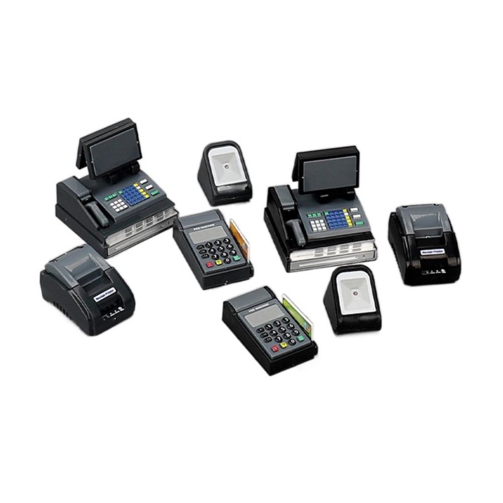 Миниатюрный кассовый аппарат 1:6/1:12 масштаб Мини супермаркет магазин карточный автомат игровой домик игрушка