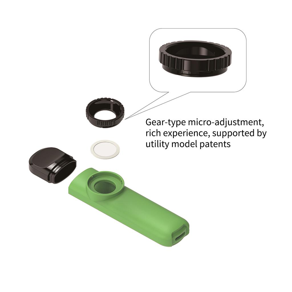 ABS Kazoo Flute with 8pcs Membrane Musical Instrument Ukulele Guitar Partner Musical Instrument for Child Adult