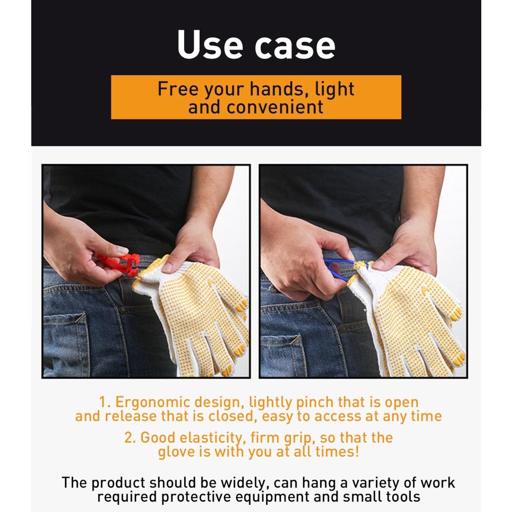 Многофункциональный зажим для перчаток, зажим для защиты, захват, захват, безопасный анти-потерянный зажим для рабочих перчаток, держатель, вешалка