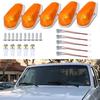 5 шт. Для Ford F350 F150 F250 1973-1997 Пикапов Внедорожников Оранжевые габаритные огни крыши кабины Лампочка T10 Оранжевые верхние габаритные огни